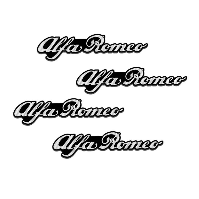 GSPT7 3D Car Audio Decorate alloy Emblem Badge Sticker Decals For Alfa Romeo Giulietta GT 159 147 156 Mito Brera Giulia Accessories