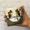 Waza no Kura Stylish Kutani Ware Teacup with Owl Design Large Teacup Ceramic Brand Japanese Tableware Made in Japan Perfect Gift for and 88th