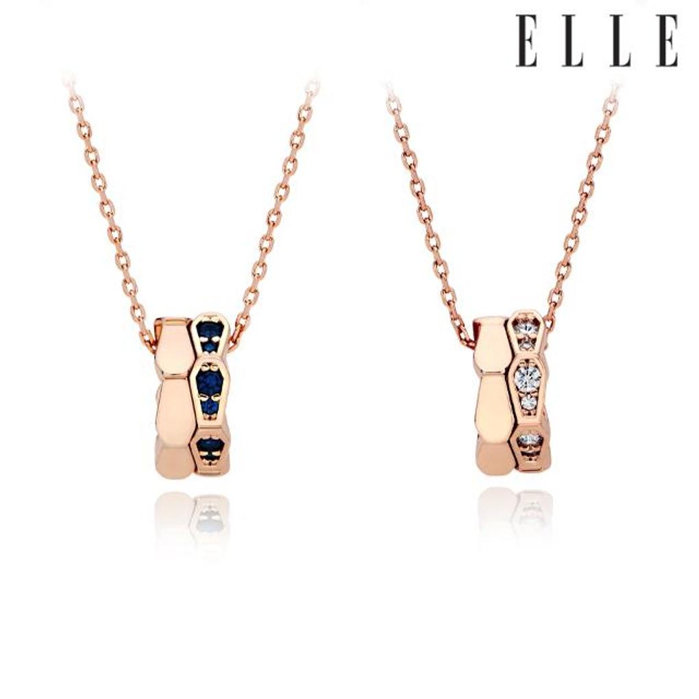 Cubic Point Necklace ELBRNN204