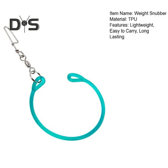 Fishing Downrigger Weight Snubber with Release Snap Weights Clips Compact Design Portable Trolling Snubber Sea Fishing Gear