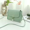 New Shopping Bag Retro Leisure Ladies Tote Stone Shoulder Bag Women Leather Solid Color Chain Women's Bag
