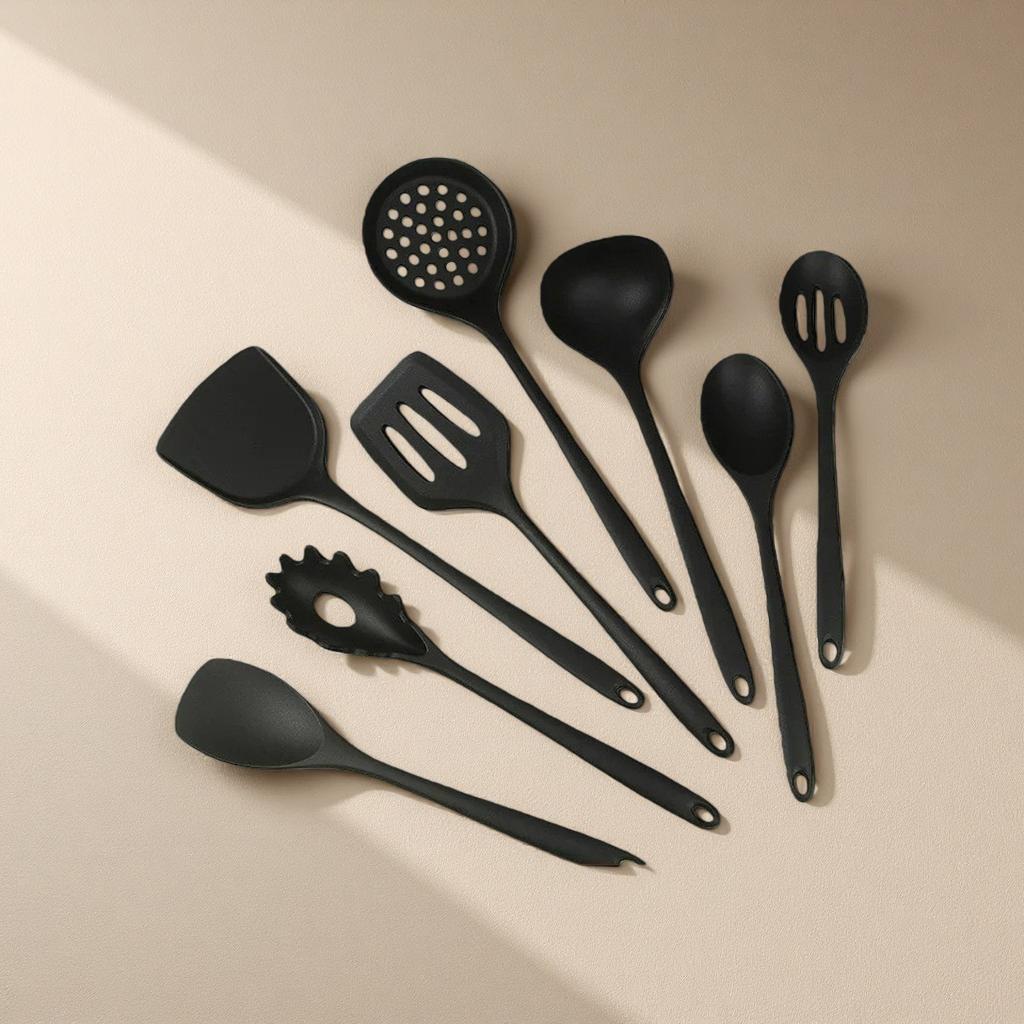 1/4/8Pcs Silicone Cooking Utensils Set, Kitchen Utensils Set for Non-stick Cookware, Dishwasher Safe Kitchen Gadgets Tools