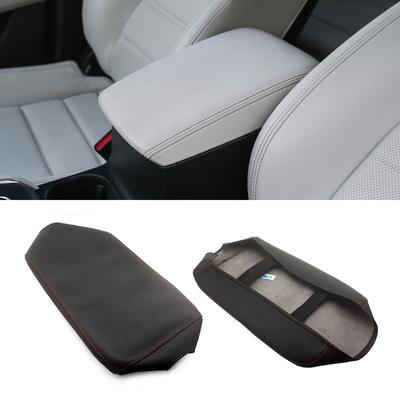 Weiche Mikrofaser-Leder-Armlehnenabdeckung für Mazda CX-5 2017 2018 Auto-Styling Mittelkonsole Armlehnenbox Hautabdeckung Aufkleberverkleidung