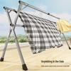 Bo Yi Duo Floor Folding Retractable Stainless Steel Clothes Drying Rack