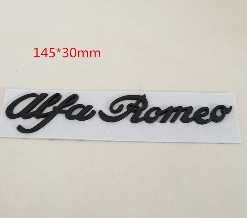 

For Alfa Romeo 2026 Hot Sticker 1pcs 3D Metal forAlfa Romeo Car letter Side Fender Emblem Rear Tail Trunk Badge Sticker Decal St