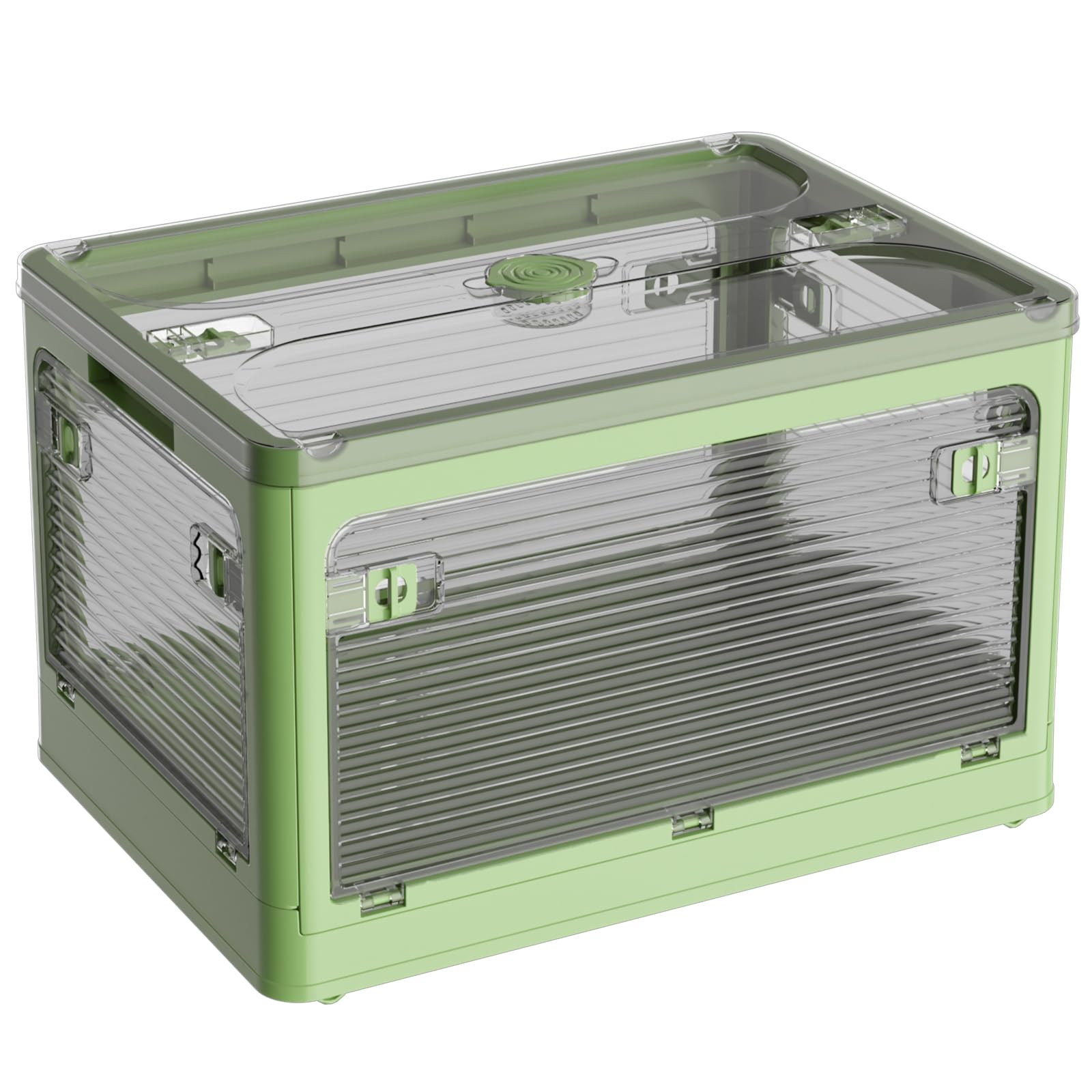 X XUNTAO Складной ящик для хранения с крышкой Штабелируемый Доступ с любой стороны для одежды постельных принадлежностей и мелких предметов Большой Складной Пластиковый 11360₽