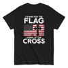 Ich stehe für die Flagge knie am Kreuz T-Shirt
