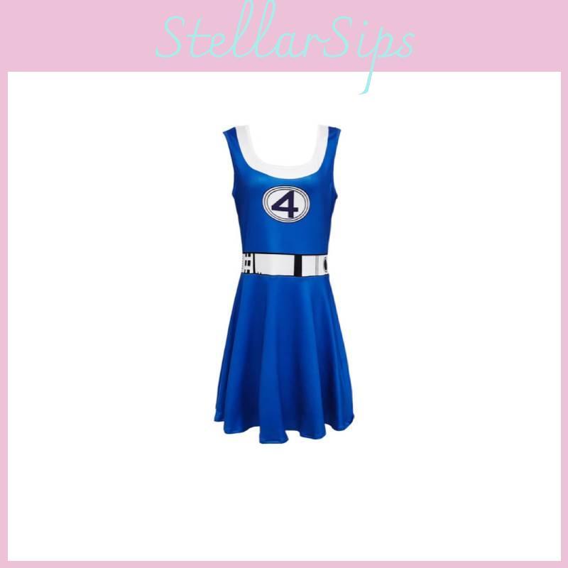 Fantastic Cosplay Four Costume Cartoon Jumpsuit Halloween Party Fashion Gift