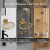 Copper Soap Holder Twist Design Soap Dish Durable Soap Basket  Bathroom Shower Kitchen