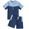 Boys' Quick-Dry Sun Protection Swimwear - Split Style for Older Kids and Teens