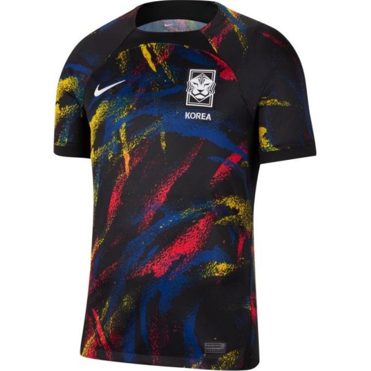 Nike Korea 2022/23 Stadium Home Dri-FIT Soccer Jersey Black/White Men Streetwear DX9288-010