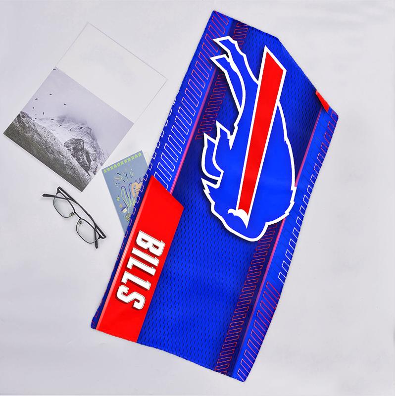 Bills Team Fashion Beach Towel: Ideal for Summer Adventures Soft, Absorbent and Quick Drying Suitable for Swimming and Bathing