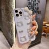 Premium Sense Flash Diamant Schleife Kitty Kat Geeignet für Apple 16pro Handyhülle Iphone15 Silikon 14 Neues Modell