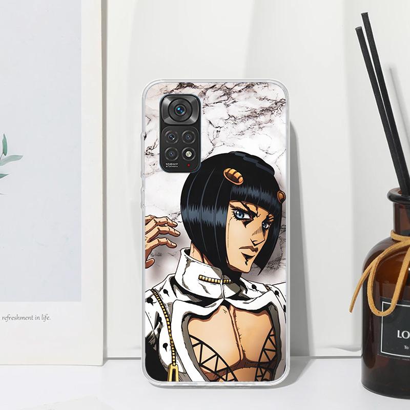 JoJo Adventure Bruno Buccellati Phone Case For Xiaomi Redmi Note 15 13 14S 14 Pro Plus 12S 11S 10S 12 11E 10 11T Art Fundas Back