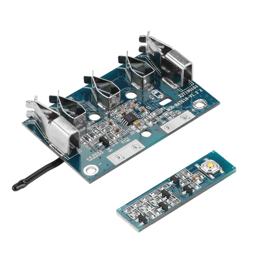 

Плата Circuit BoardКорпус Акумулятора Li-ion Чохол Для Інструменту Bosch 18V Запчастина Плата Захисту PCB Для Ремонту Збірки Акумуляторного Блоку