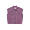 Levis SS23 Pride Collection Solid Color Denim Vest Men Vests Purple A5335-0000