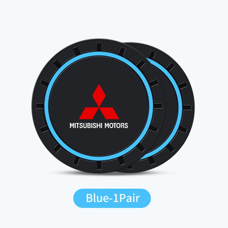 Anti-Slip Auto Cup Holder Pad Silicone Durable Interior Decor For Mitsubishi Outlander Pajero Sport Lancer EX ASX L200 Eclipse