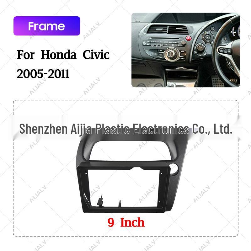 Android 9-inch Large-Screen Front Frame for Honda Civic 2005-2011 Right-Hand Drive Models
