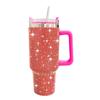 Insulated Travel Mug With Handle And Straw For Commuting And Outdoors