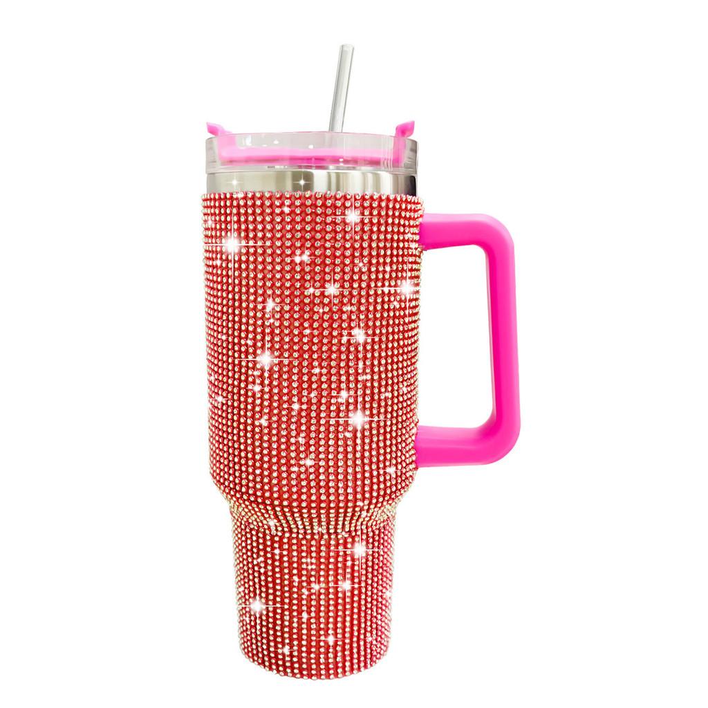 Insulated Travel Mug With Handle And Straw For Commuting And Outdoors