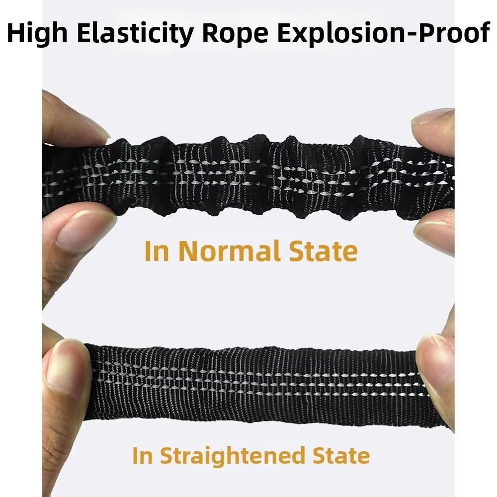 Comfortable Handle Double Head Pet Rope Reflective Pet Walking Rope Dual Dog Leash Outdoor Walking
