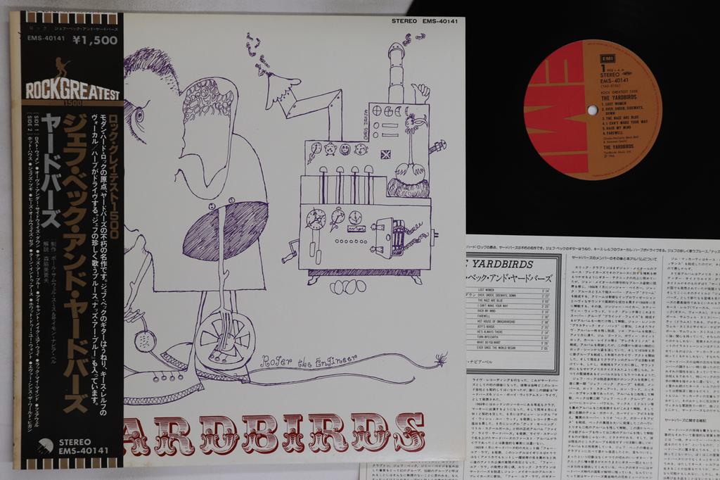 LP Record YARDBIRDS - Yardbirds EMS40141 EMI 1966 Japan Obi Rock Used