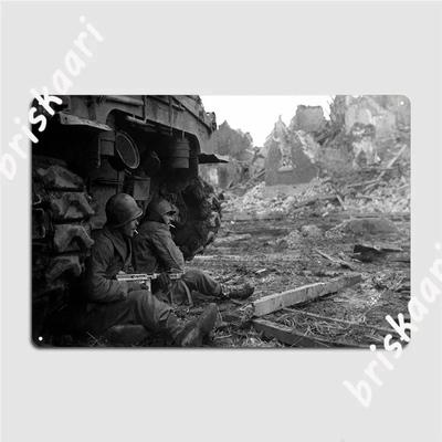 Segno Metallico WW2 Club di Design Targhe Soggiorno Segno di Latta Poster