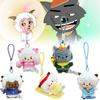 And Goat Pleasant Bigbig Wolf Plush Toy Dolls Key Chain Bag Decoration Gifts