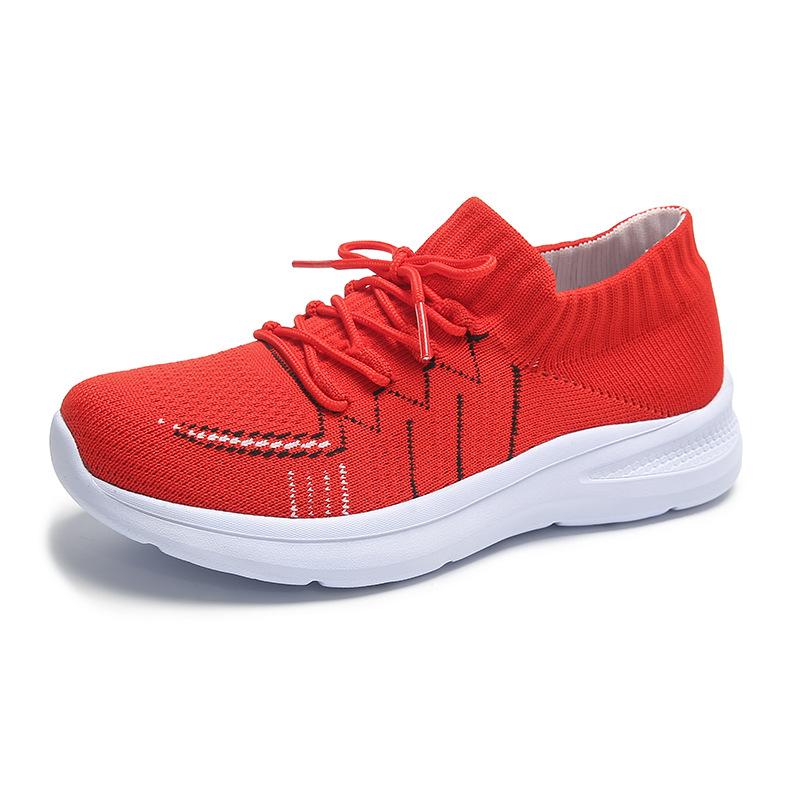 

МОДНЕ ВЗУТТЯ Чоловічі дихаючі спортивні кросівки Спортивне взуття для бігу Відкритий жіночий теніс Тренажер для тренажерного залу 42 червоний