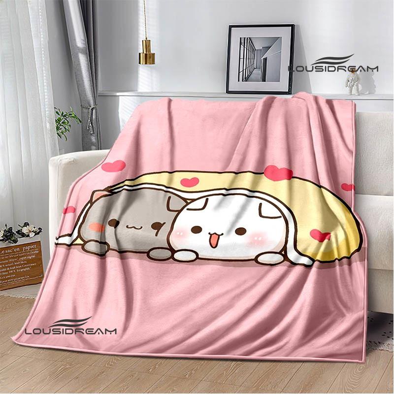 Cute cartoon bear Printed blankets picnic blanket Warm Flannel blankets Soft and comfortable blanket bed linings Birthday Gift