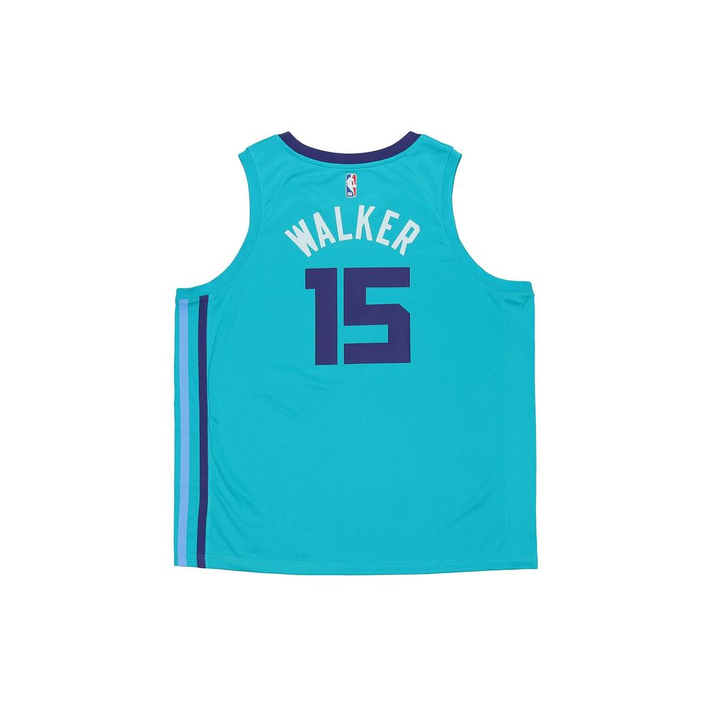 Jordan Kemba Walker #15 Hornets Fan Edition Basketball Vest Men Tops Blue 864463-428