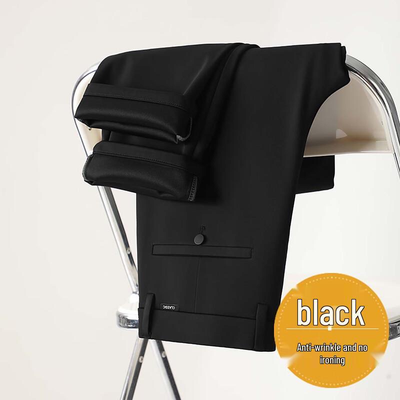 

Antonio Men s Fleece-Lined Wool Blend Straight Leg Business Casual Pants 31