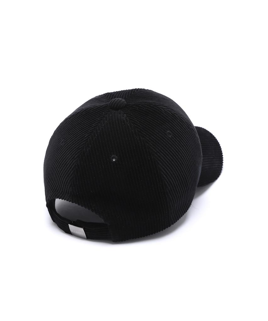 Illedis Corduroy Label Ballcap Black