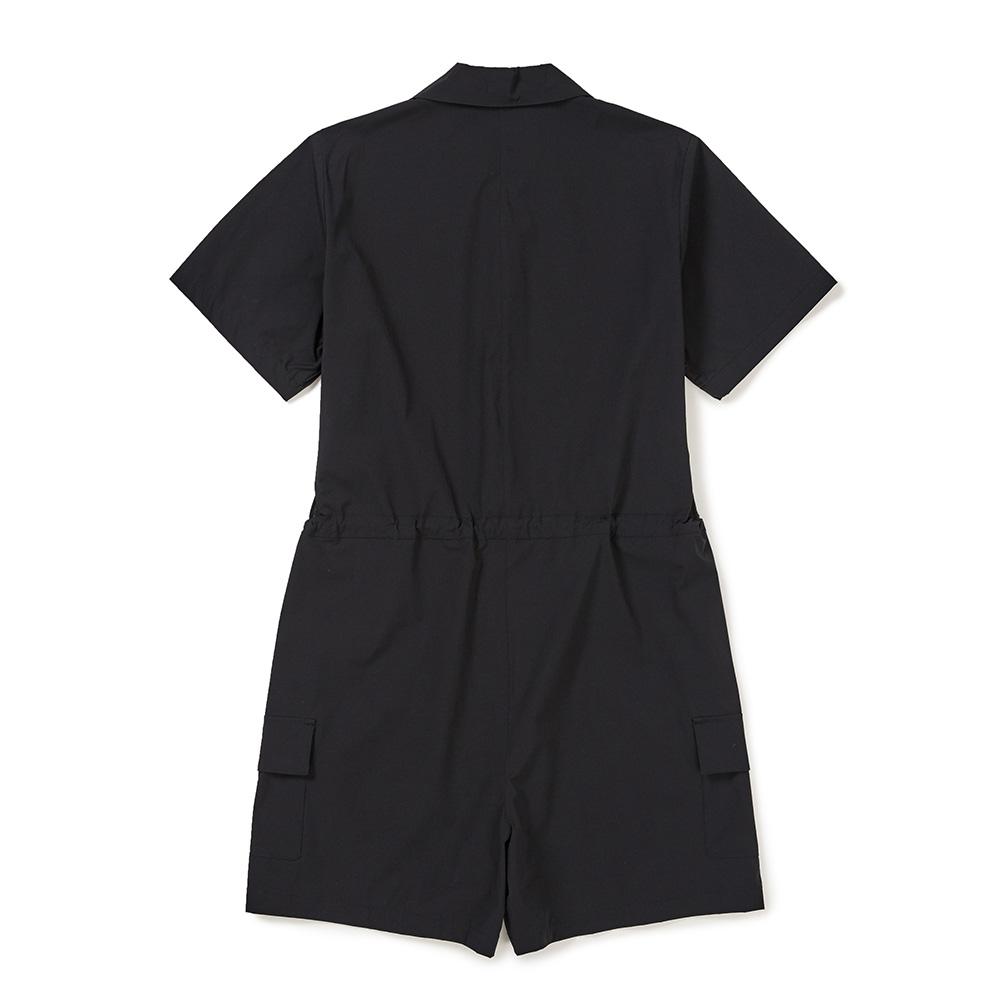 SNOWPEAK Syntech Women's Woven Shorts Jumpsuit Black (S24MWSOP33)