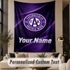 Custom Text Tapestry Austria Wien FC Print Wall Tapestry Indoor Living Room Wall Decor