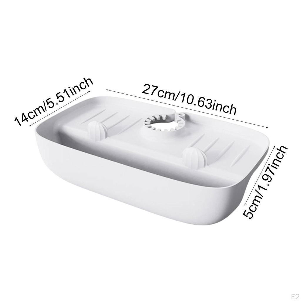 Faucet Mat for Kitchen Sink Handle Catcher Tray Easy Install Bathroom Accessories Storage