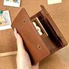 Leather Binder Notebook Vintage Loose-Leaf Notebook M5 Planner Book Genuine 3-Fold Diary Organizer For Planner Organizer Diary