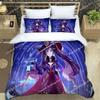 Genshin Impact Duvet Cover Pillowcase Bedding Set Project Anime Girls Bedroom Decoration Children Single Double Large Size