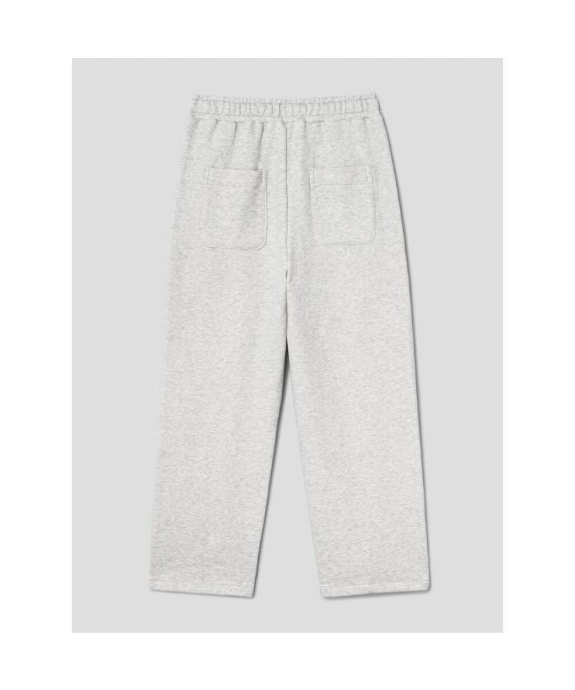 8SECONDS Pintuck Texture Wide Fit Shorts Light Gray