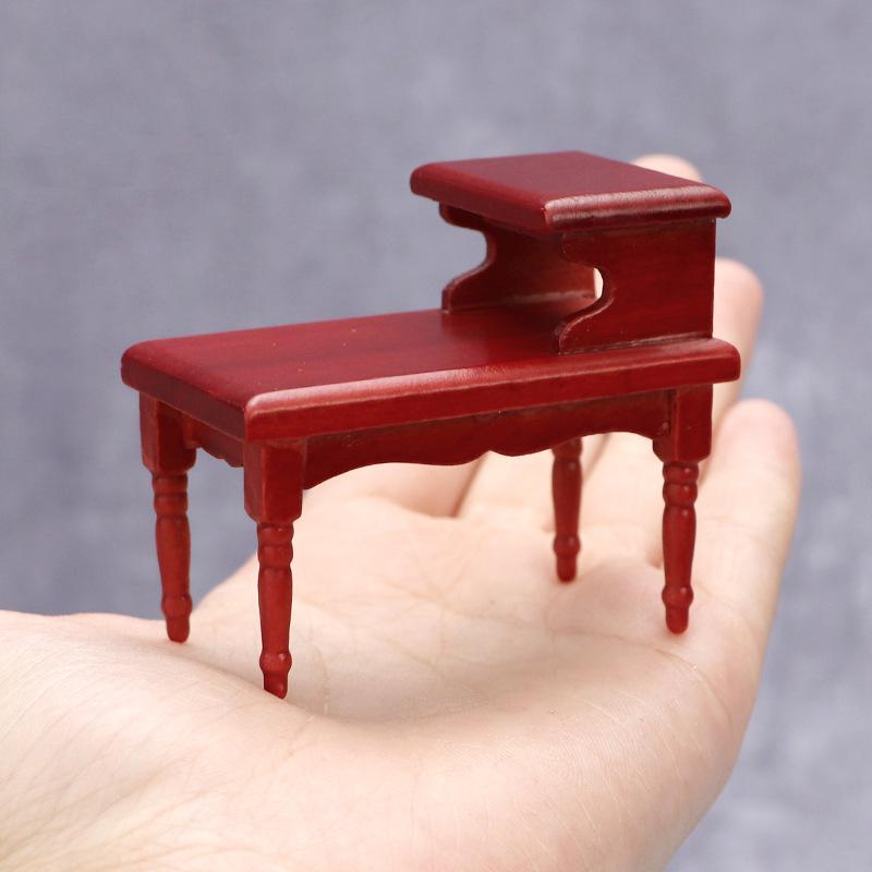 1:12 Dollhouse Miniature Double-Layer Coffee Table Side Table Living Room Furniture Home Model Decor Toy Doll House Accessories