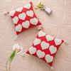Valentine's Day Embroidered Heart-Shaped Pillow Cover Cojines Cute Tufted Tassel Throw Cushion Cover Headboard Pillowcases