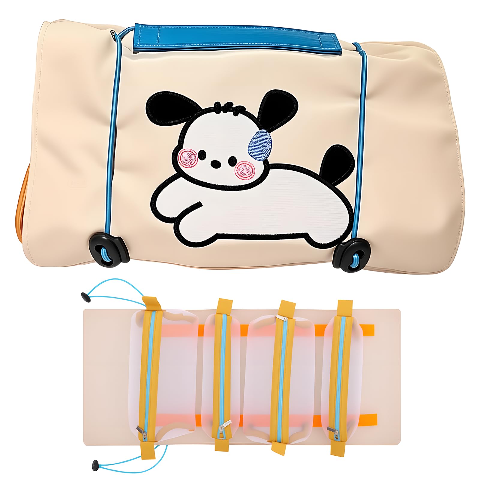 

Large Capacity Makeup Travel Cosmetic 4 Bathroom Toiletry Hanging Vanity Cosmetic Toiletry Bag Pouch, Pouch, Pouch, Compartments, Waterproof,