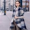 Dicke Warme Winter Schal Neue Frauen Plaid Design Pashmina Schals Kaschmir Schal Dame Wrap Quaste Schals Gestrickte