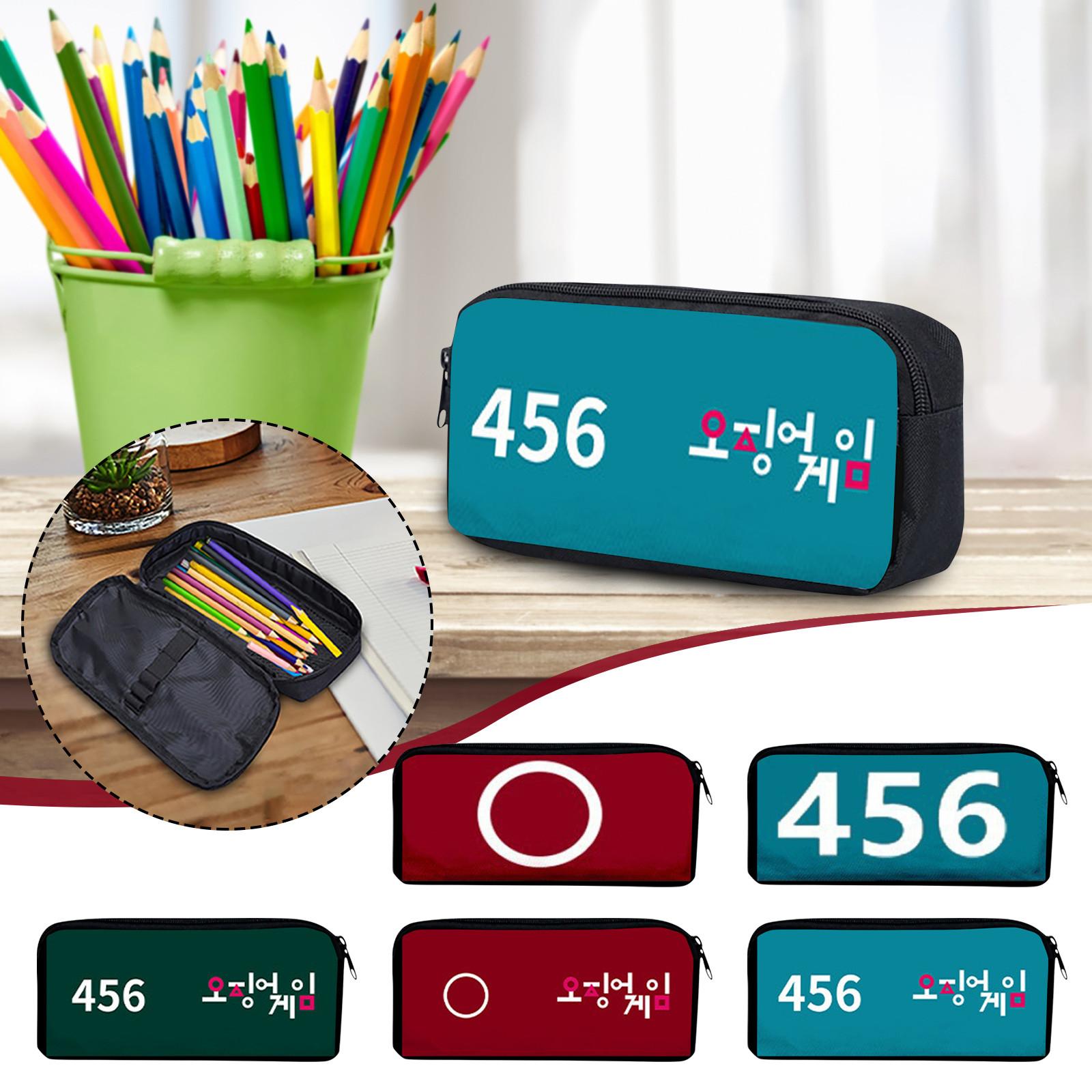 

Оксфорд текстильный милый пенал для хранения канцелярских принадлежностей косметичка