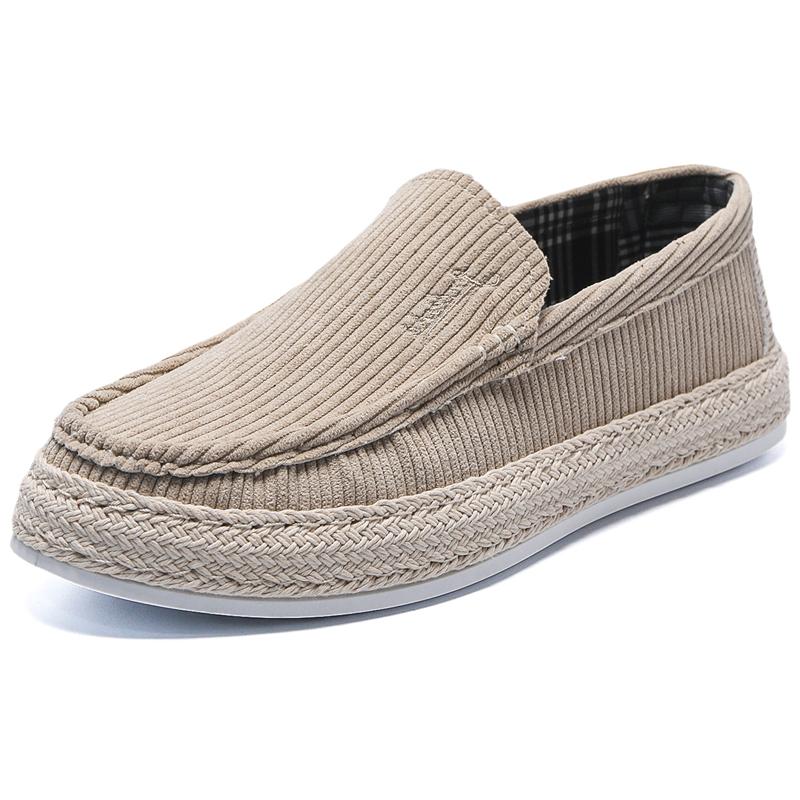 Fashion Casual Shoes for Men Fashion Men's Cloth Shoes Loafers New Comfortable Soft Male Board Shoes Hard Wearing Men's Flats Chaussure