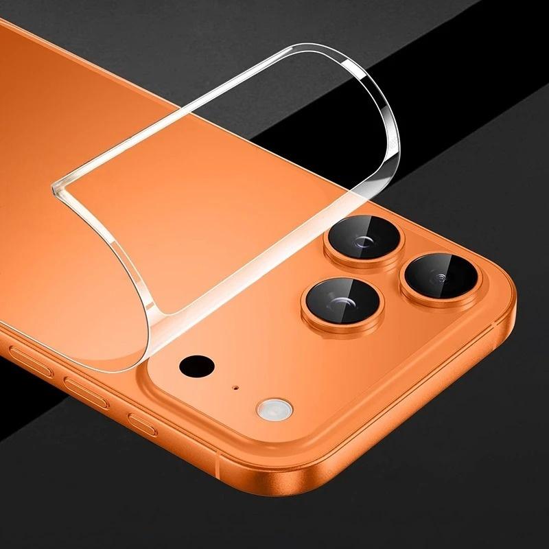 Soft Hydrogel Film For iPhone Air 17 16 16e 15 Pro Max 14 Plus 13 12 mini 11 Pro Max X XS Max XR 8 7 6 6s Plus SE 2020 Back Screen Protector