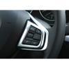 2015-19 Frame Cover For BMW 2 Series Touring Steering Wheel Button Matte Silver