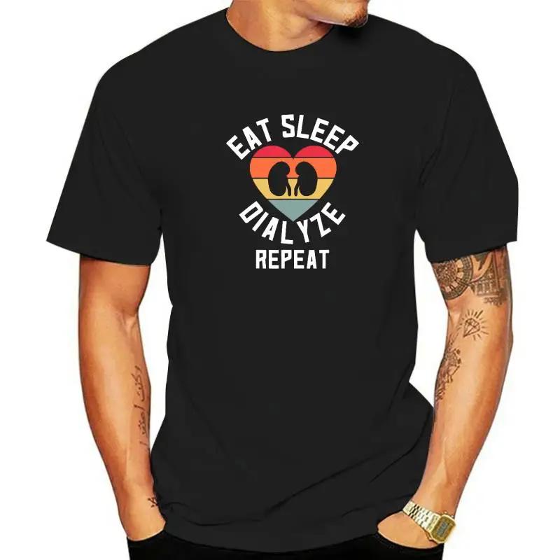Retro Dialysis Patients Kidney Tech Renal Nephrology Nurse T-Shirt Cotton Men T Shirt Classic T Shirt New Coming Printed