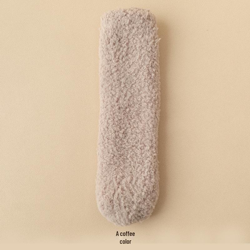 

Толстые теплые носки Zhuji Coral Fleece для женщин и мужчин — идеально подходят для осени и зимы One Size