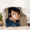 Rock Roll Legend Elvis Blanket Soft Warm Cozy Great for Couch Chair Picnics All-Season Use Playful Design Best Holiday Gift for Friends Family
